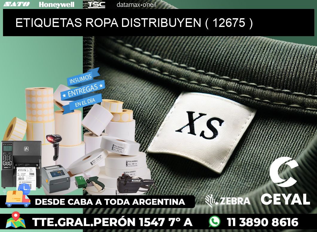 ETIQUETAS ROPA DISTRIBUYEN ( 12675 )