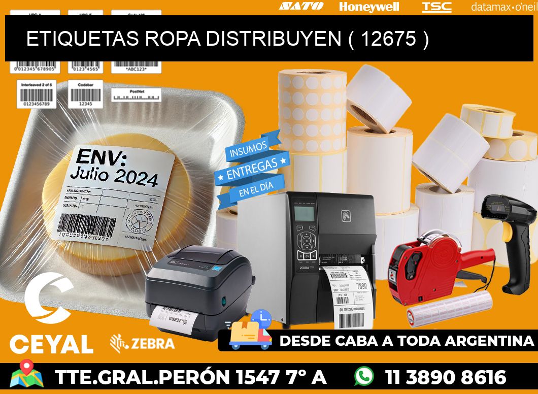 ETIQUETAS ROPA DISTRIBUYEN ( 12675 )