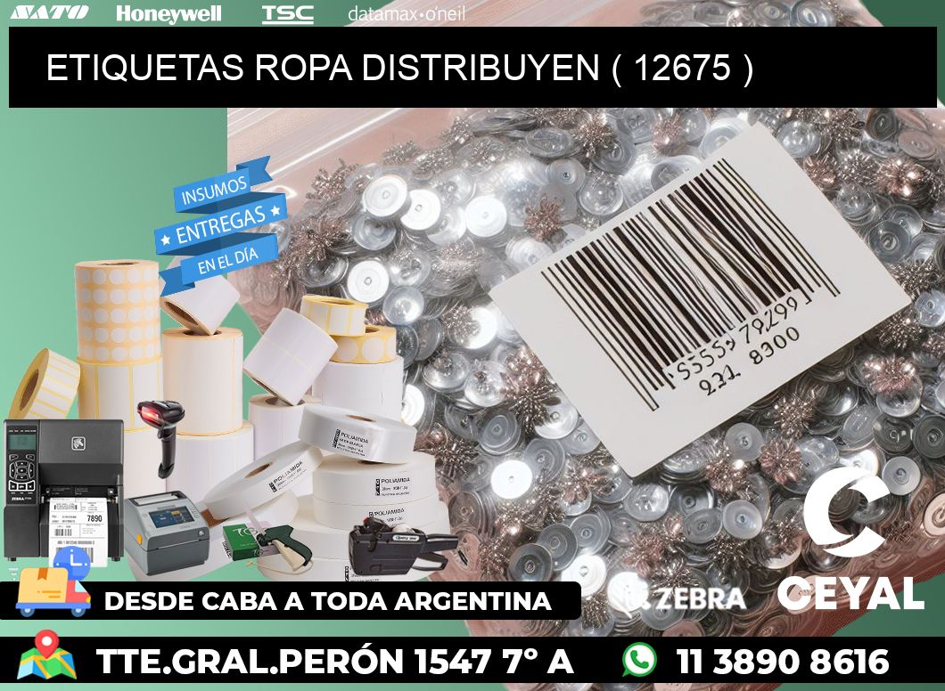 ETIQUETAS ROPA DISTRIBUYEN ( 12675 )