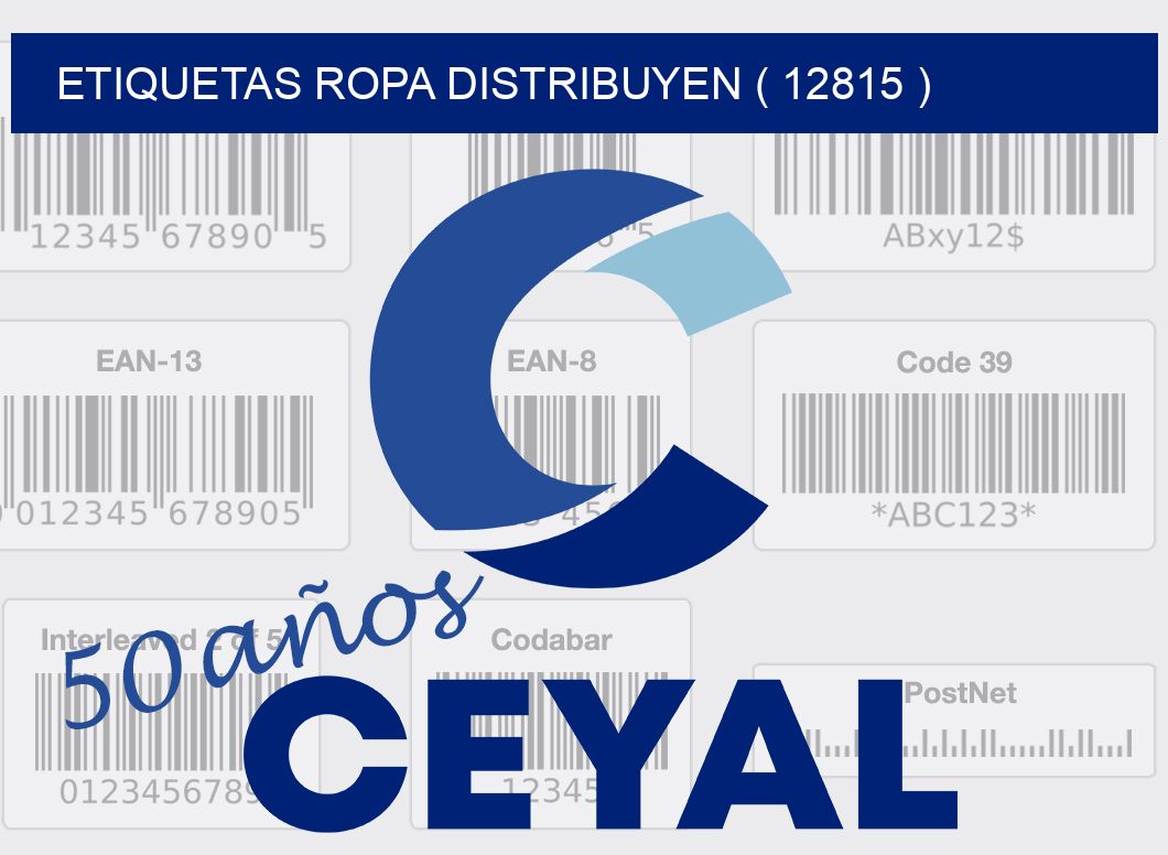 ETIQUETAS ROPA DISTRIBUYEN ( 12815 )