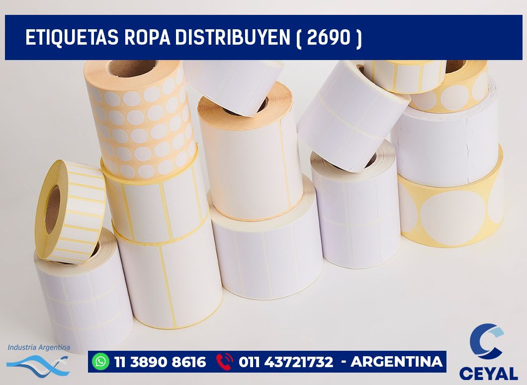 ETIQUETAS ROPA DISTRIBUYEN ( 2690 )