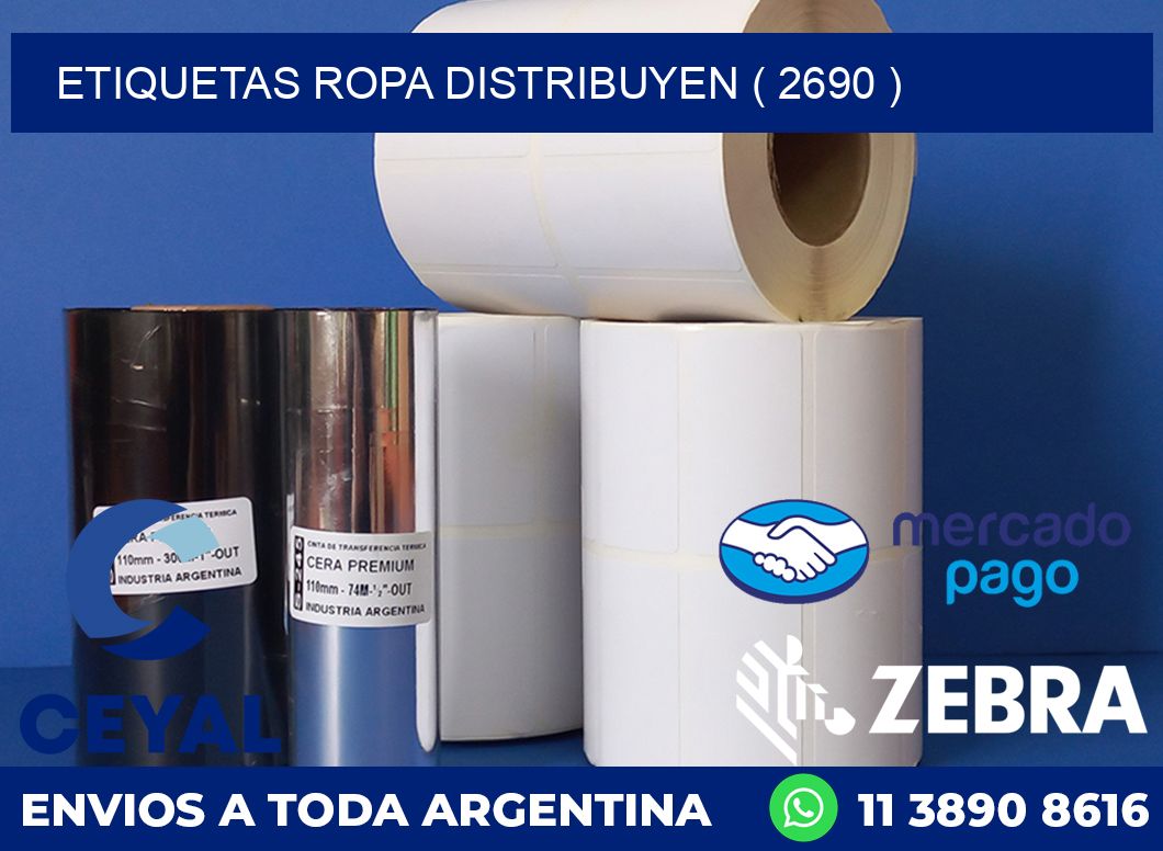 ETIQUETAS ROPA DISTRIBUYEN ( 2690 )