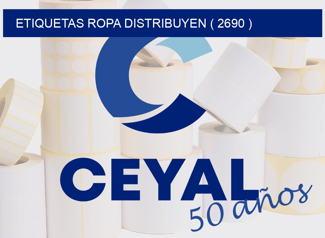 ETIQUETAS ROPA DISTRIBUYEN ( 2690 )