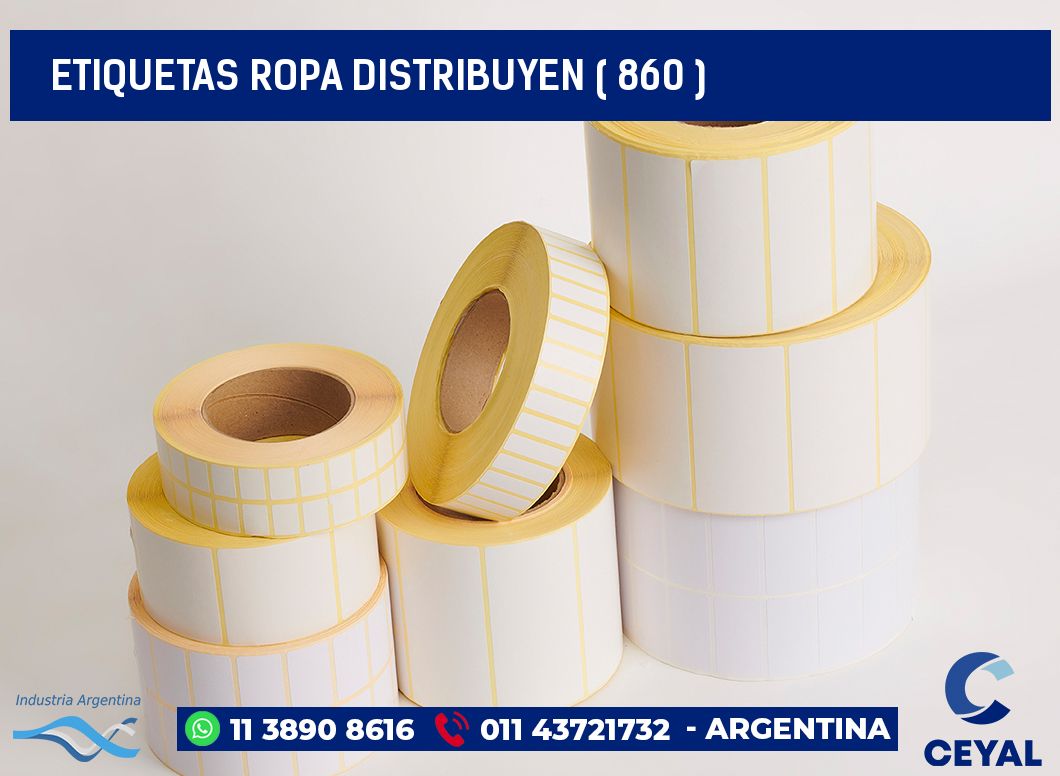 ETIQUETAS ROPA DISTRIBUYEN ( 860 )