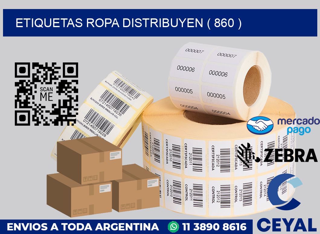 ETIQUETAS ROPA DISTRIBUYEN ( 860 )