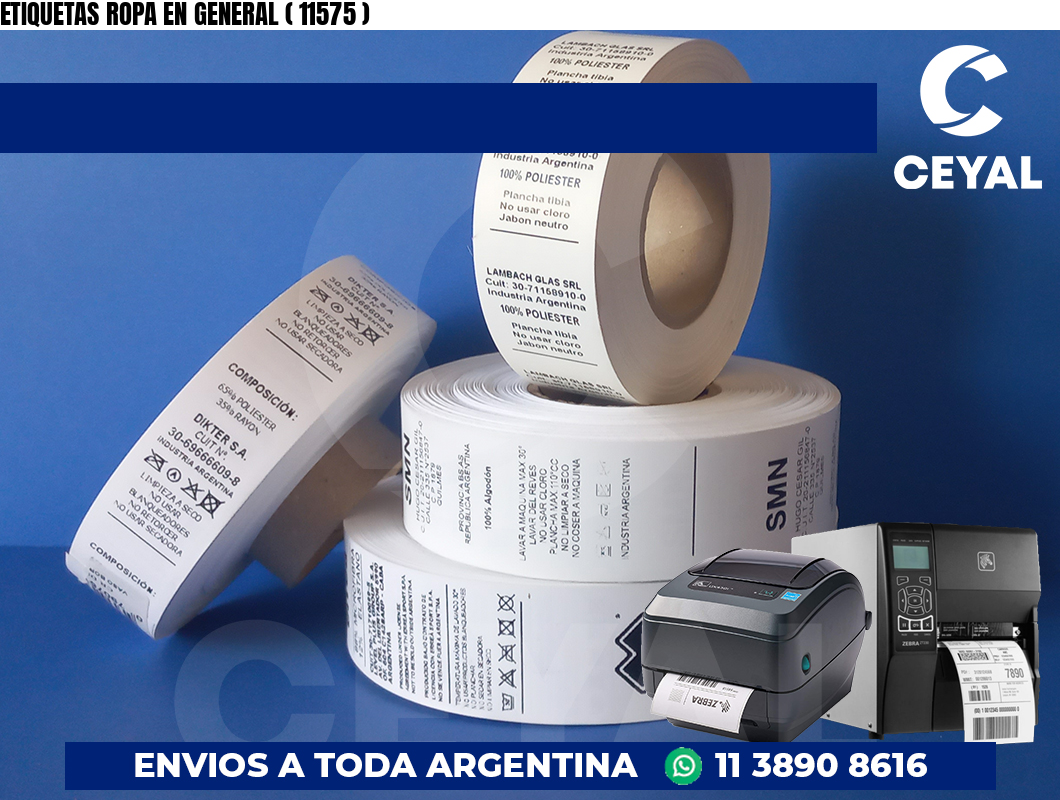 ETIQUETAS ROPA EN GENERAL ( 11575 )