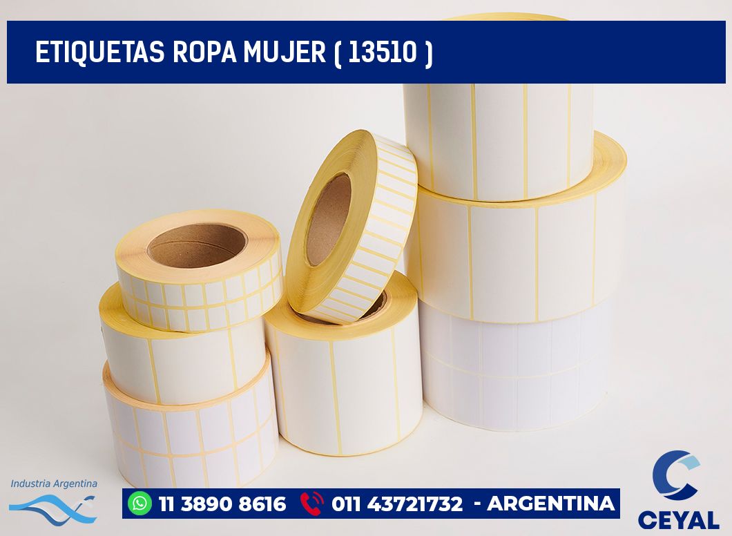 ETIQUETAS ROPA MUJER ( 13510 )