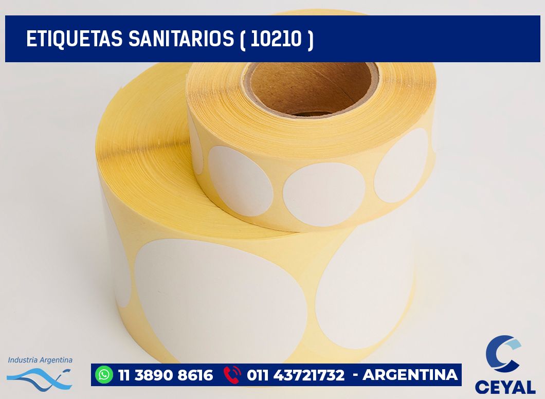 ETIQUETAS SANITARIOS ( 10210 )