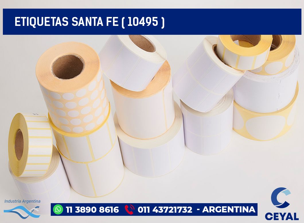 ETIQUETAS SANTA FE ( 10495 )