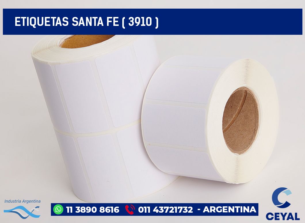 ETIQUETAS SANTA FE ( 3910 )