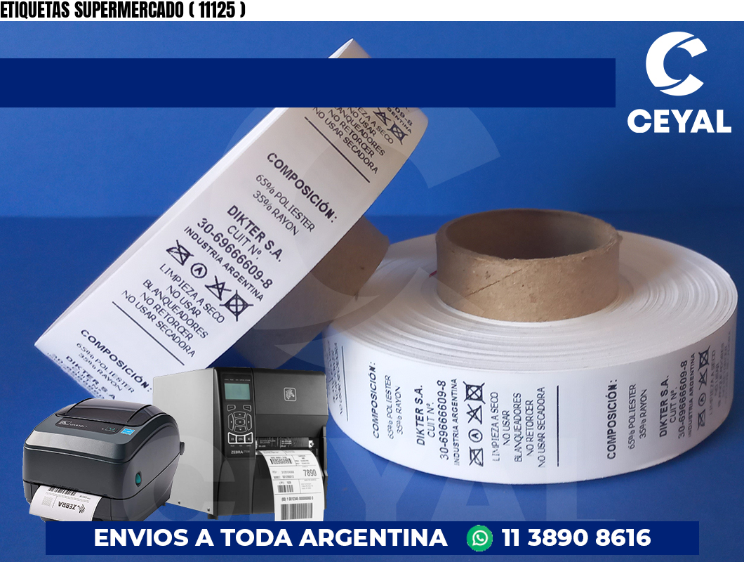 ETIQUETAS SUPERMERCADO ( 11125 )