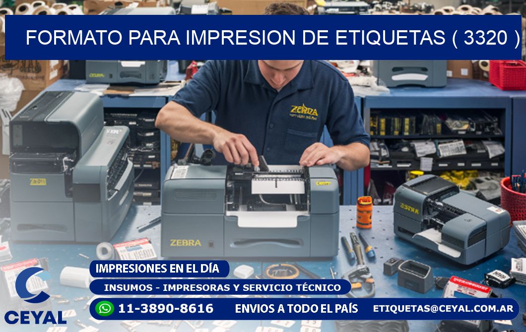 FORMATO PARA IMPRESION DE ETIQUETAS ( 3320 )