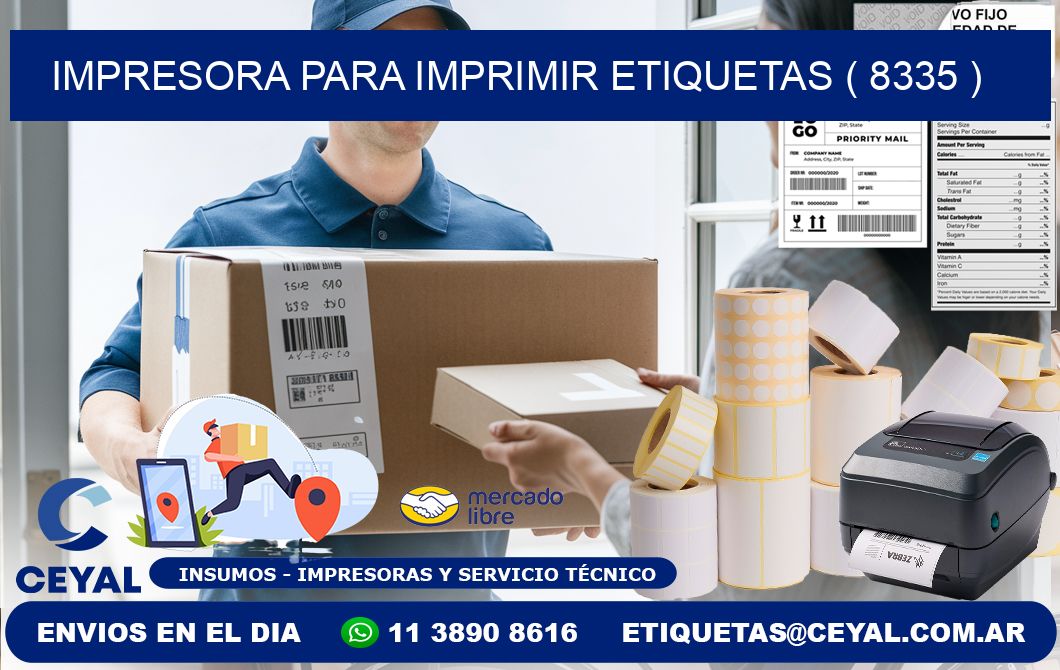 IMPRESORA PARA IMPRIMIR ETIQUETAS ( 8335 )