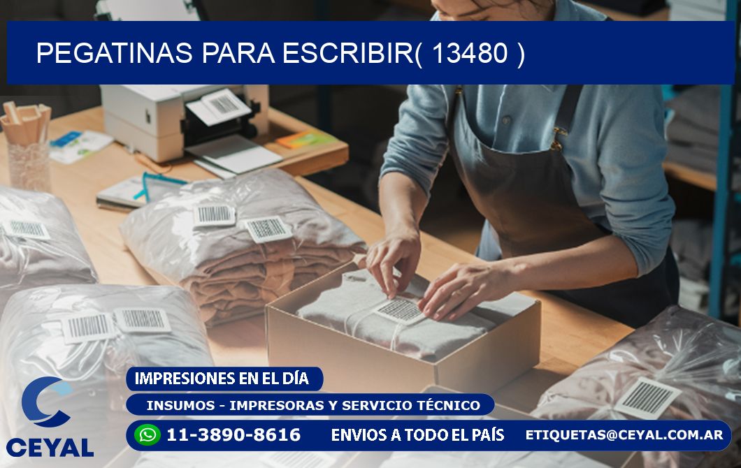 PEGATINAS PARA ESCRIBIR( 13480 )