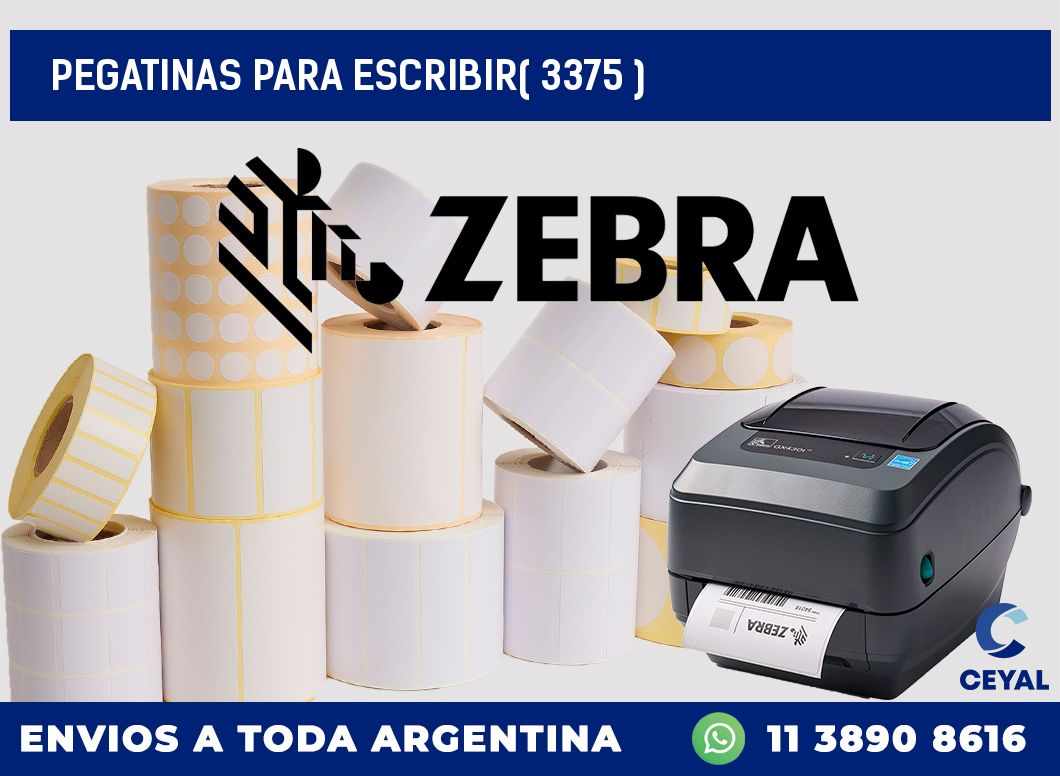 PEGATINAS PARA ESCRIBIR( 3375 )