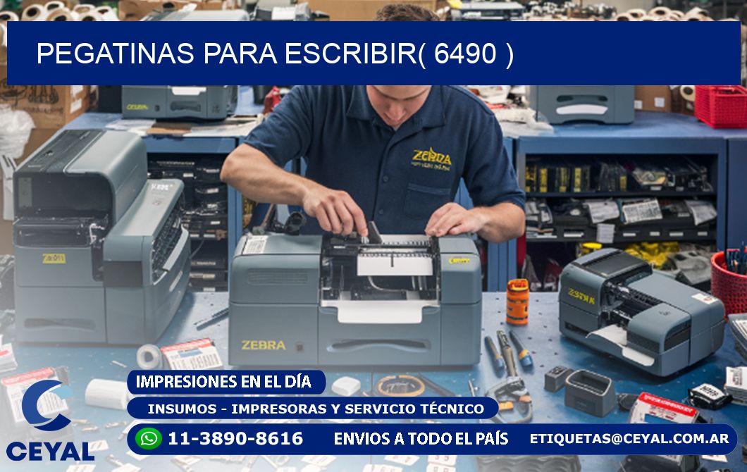 PEGATINAS PARA ESCRIBIR( 6490 )