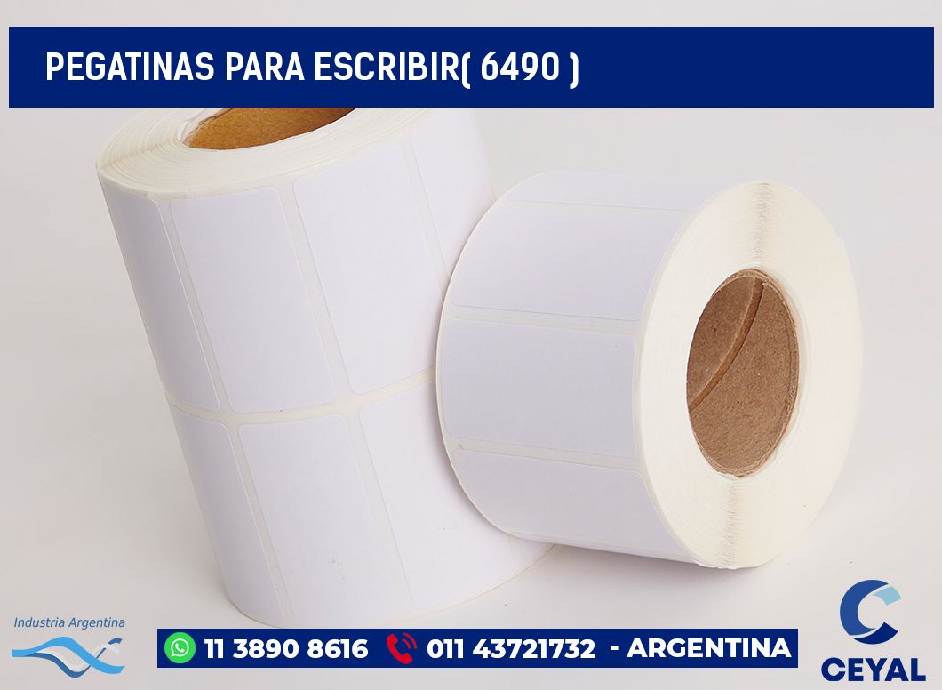 PEGATINAS PARA ESCRIBIR( 6490 )