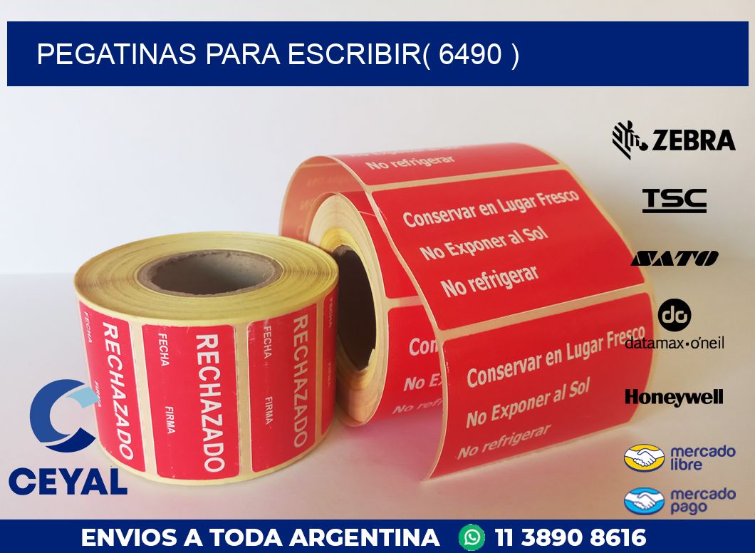 PEGATINAS PARA ESCRIBIR( 6490 )