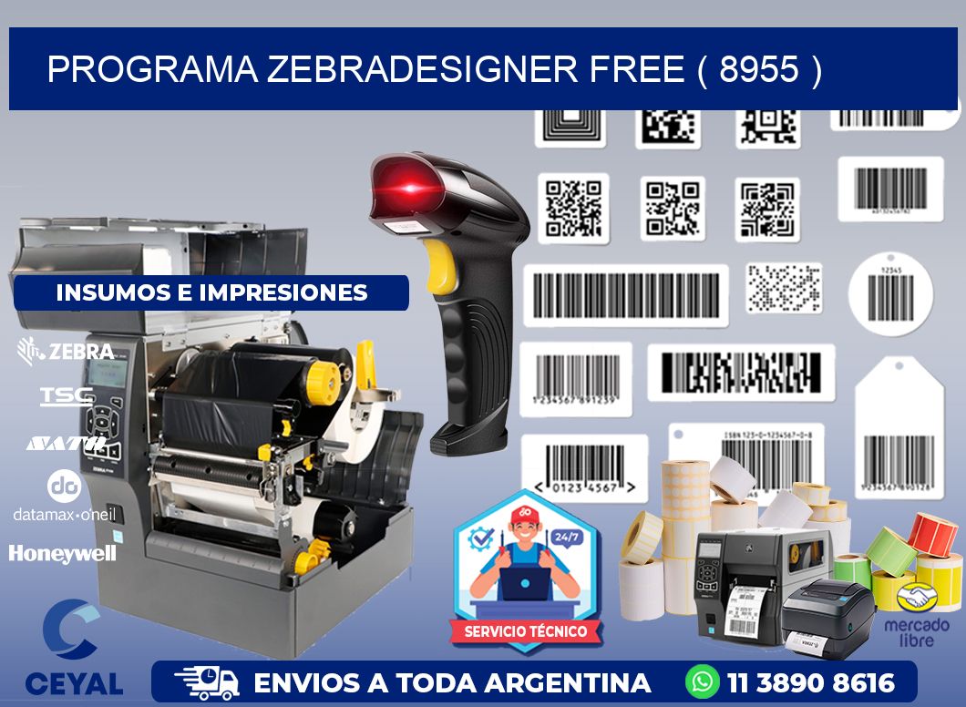 PROGRAMA ZEBRADESIGNER FREE ( 8955 )