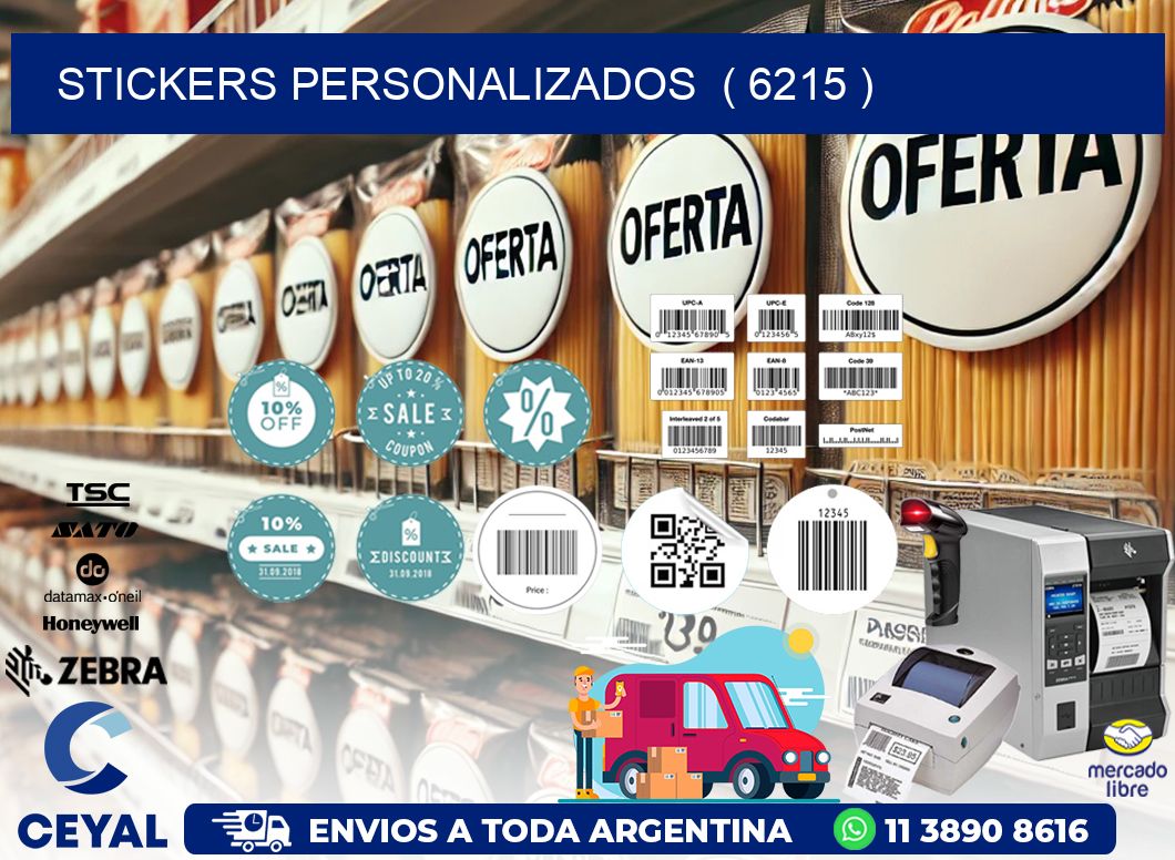 STICKERS PERSONALIZADOS  ( 6215 )
