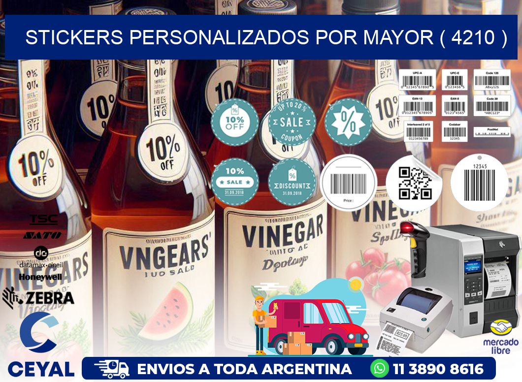 STICKERS PERSONALIZADOS POR MAYOR ( 4210 )