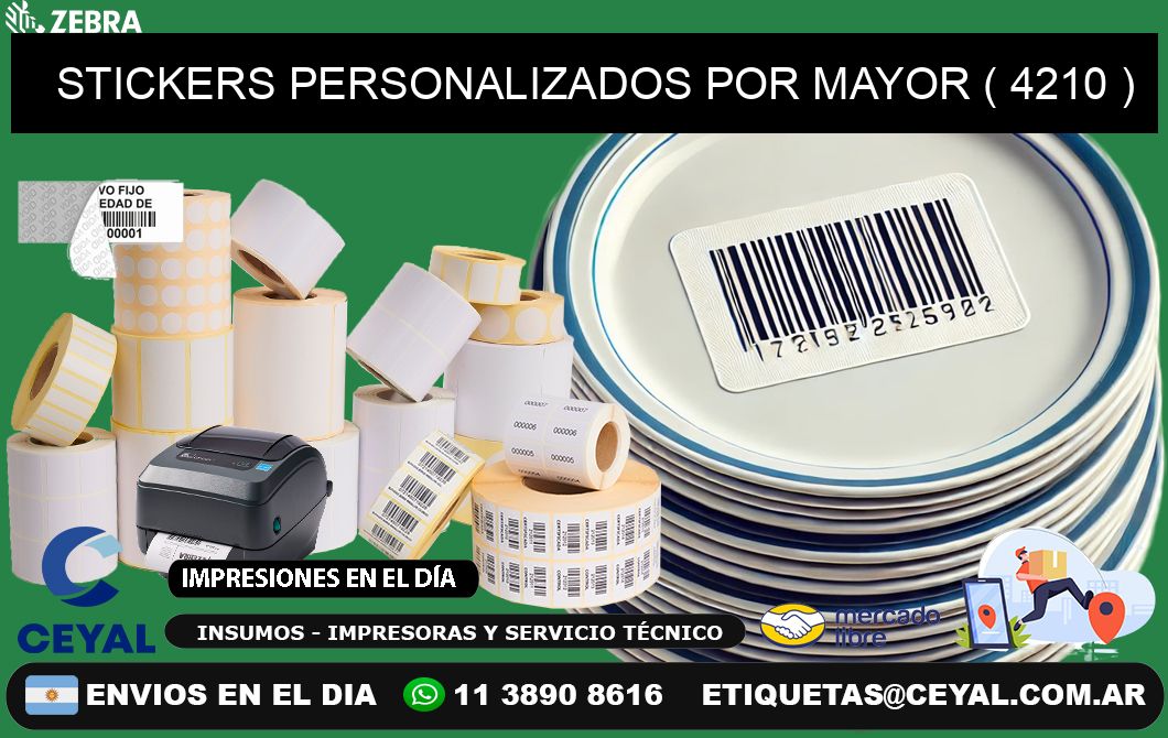 STICKERS PERSONALIZADOS POR MAYOR ( 4210 )