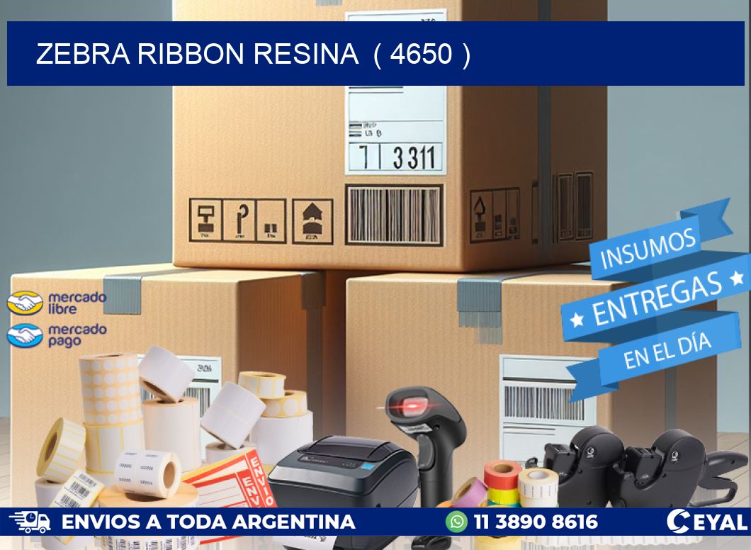 ZEBRA RIBBON RESINA  ( 4650 )