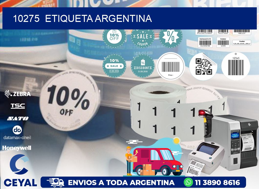 10275  ETIQUETA ARGENTINA