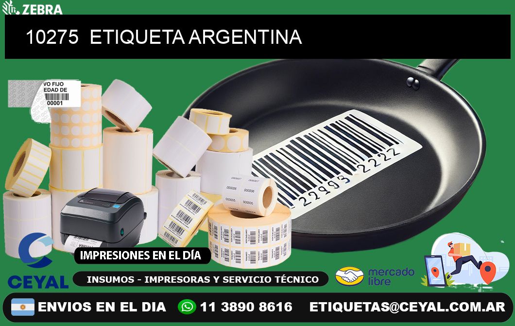 10275  ETIQUETA ARGENTINA