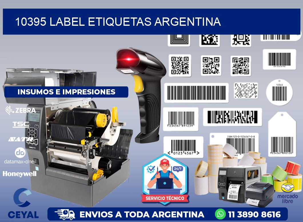 10395 LABEL ETIQUETAS ARGENTINA