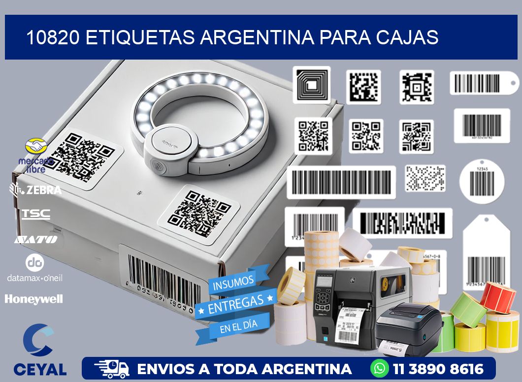 10820 ETIQUETAS ARGENTINA PARA CAJAS