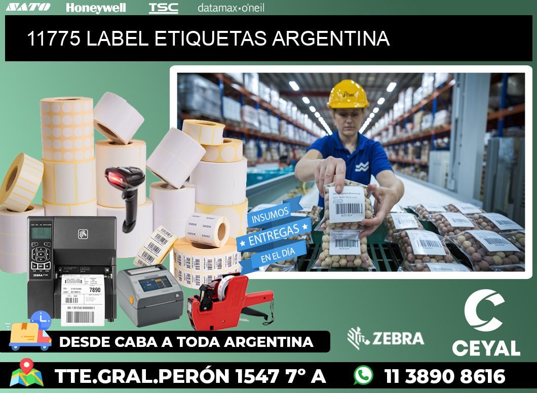 11775 LABEL ETIQUETAS ARGENTINA