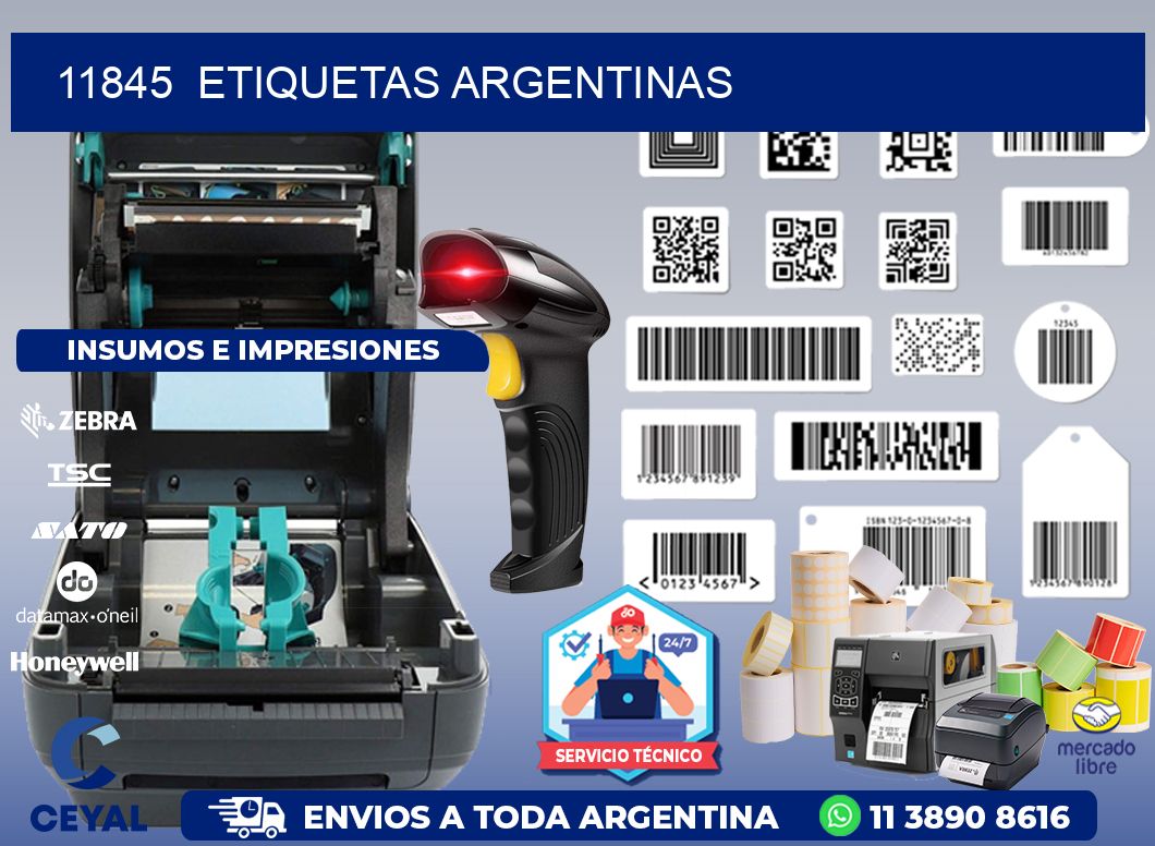 11845  ETIQUETAS ARGENTINAS