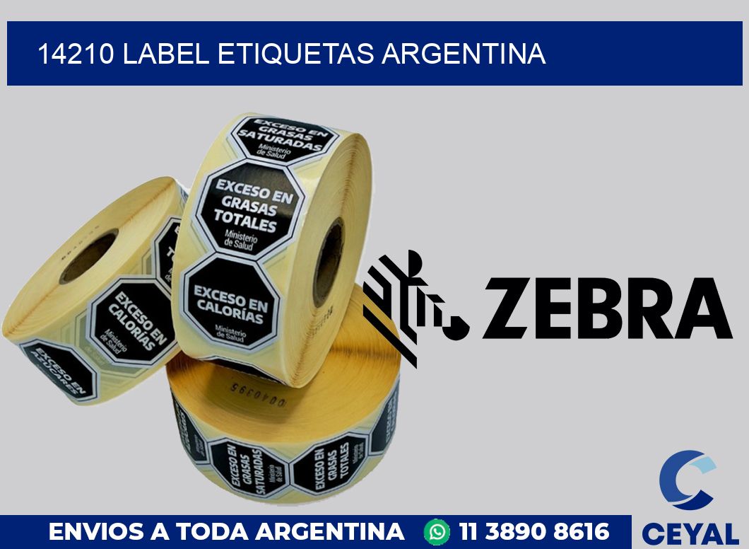 14210 LABEL ETIQUETAS ARGENTINA