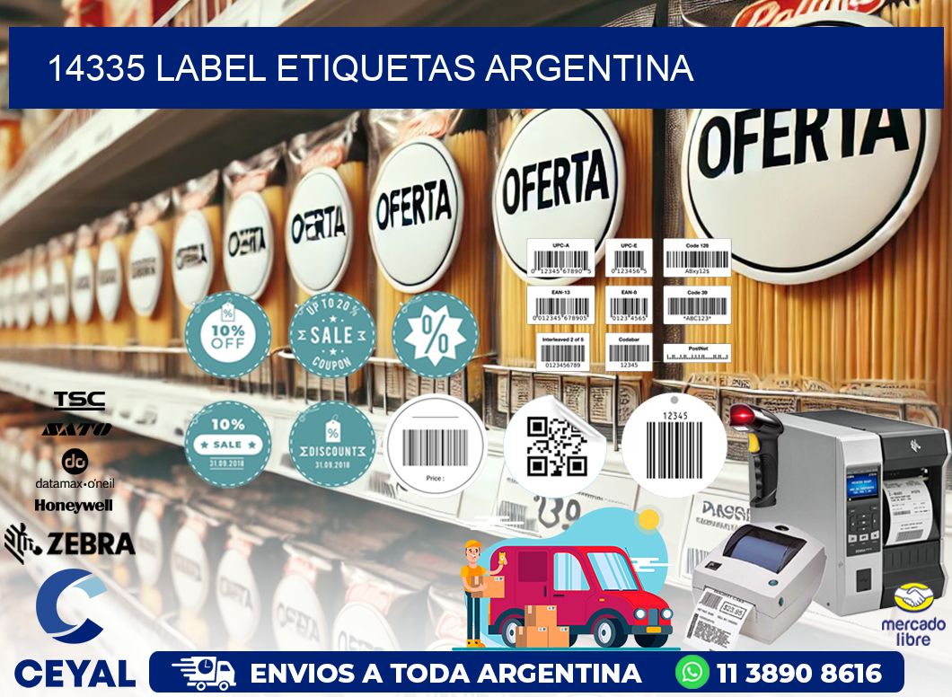 14335 LABEL ETIQUETAS ARGENTINA