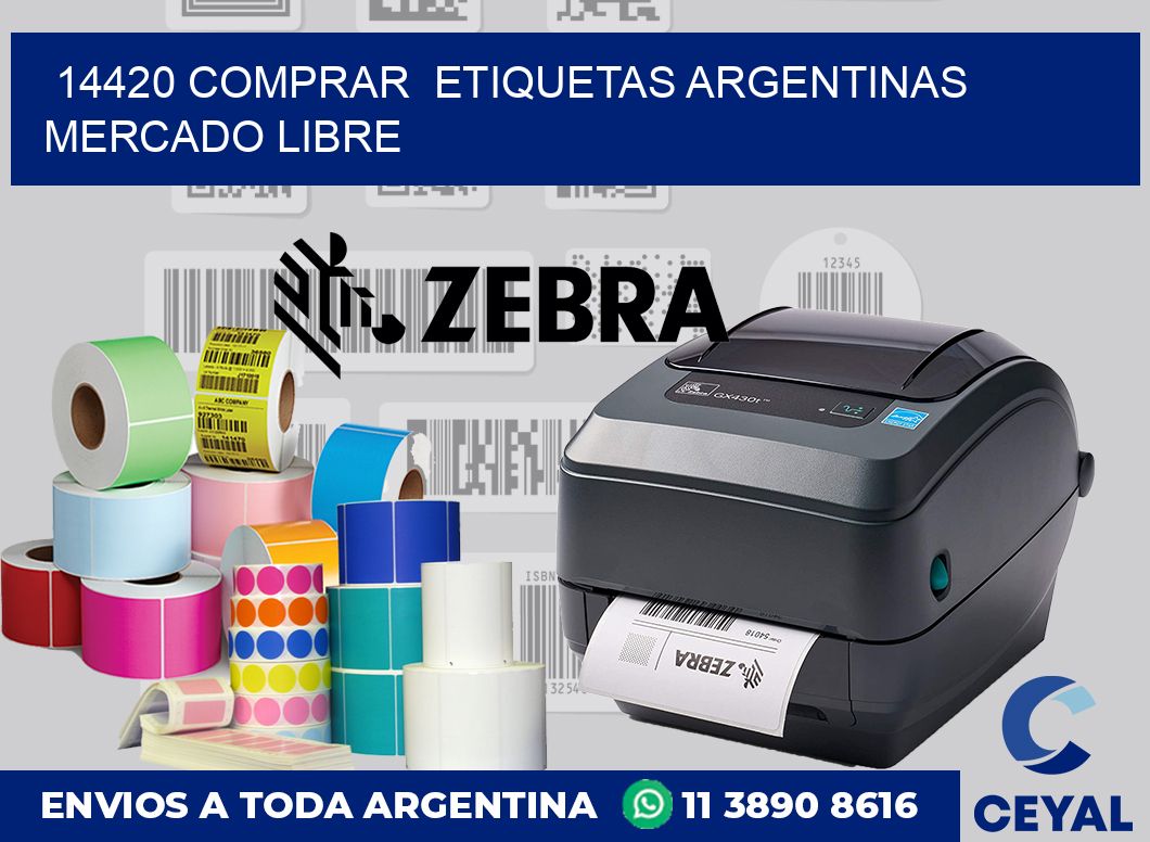 14420 COMPRAR  ETIQUETAS ARGENTINAS MERCADO LIBRE