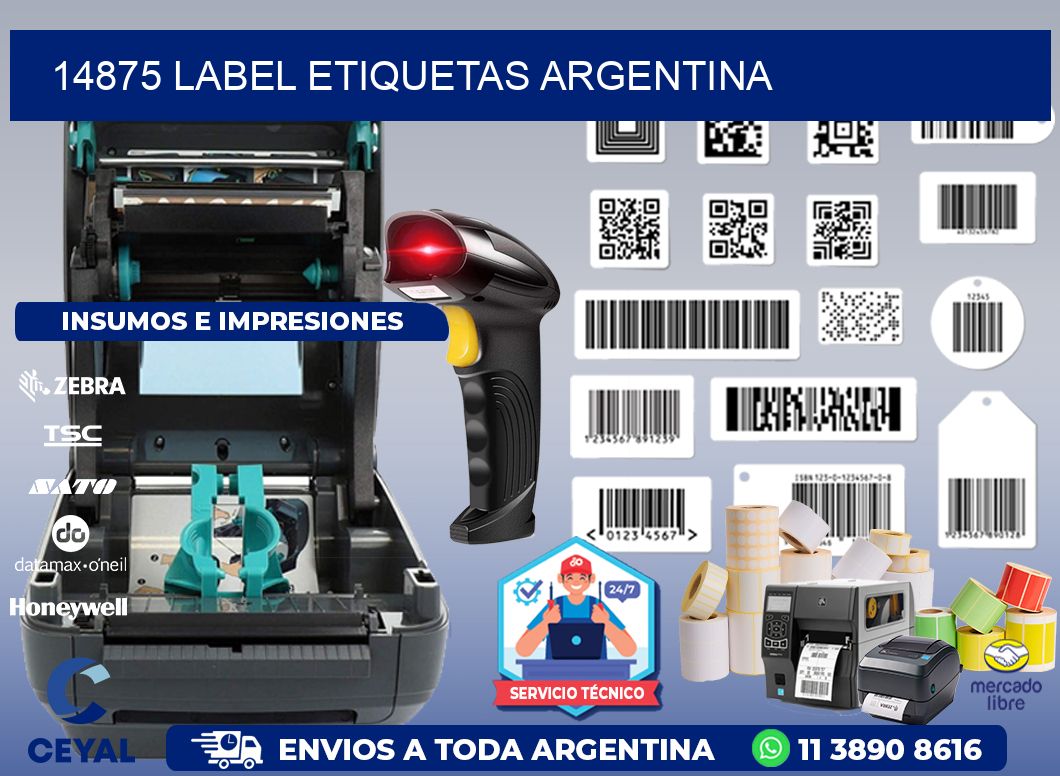 14875 LABEL ETIQUETAS ARGENTINA