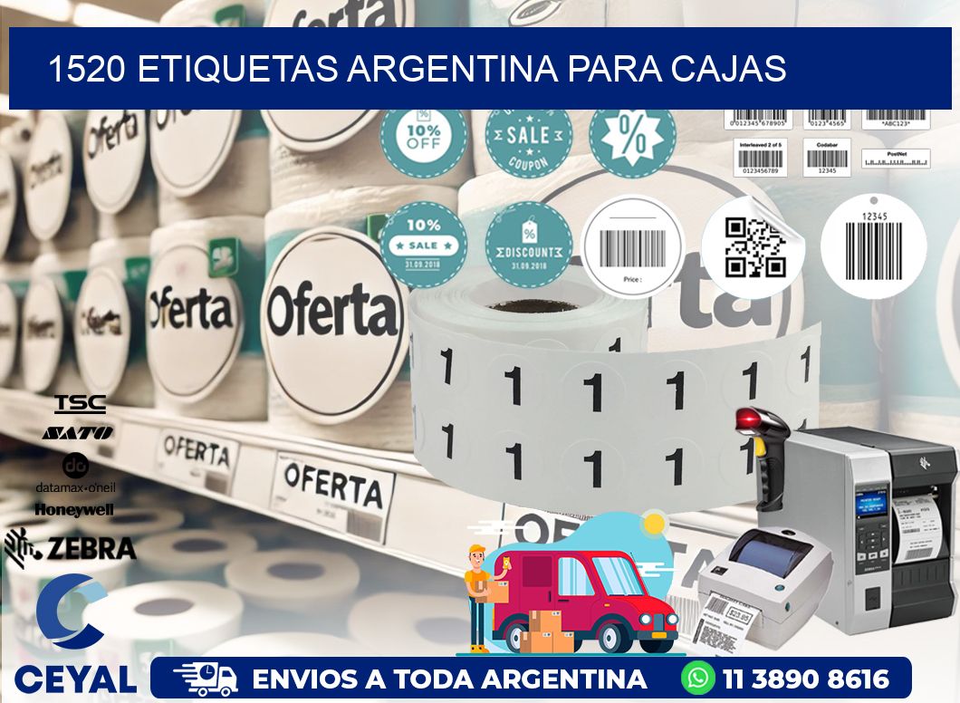 1520 ETIQUETAS ARGENTINA PARA CAJAS