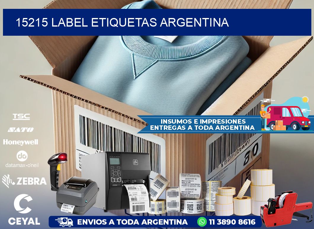 15215 LABEL ETIQUETAS ARGENTINA