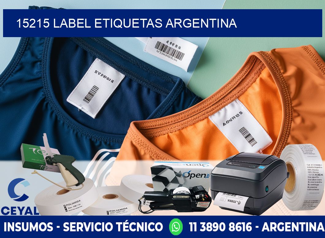 15215 LABEL ETIQUETAS ARGENTINA