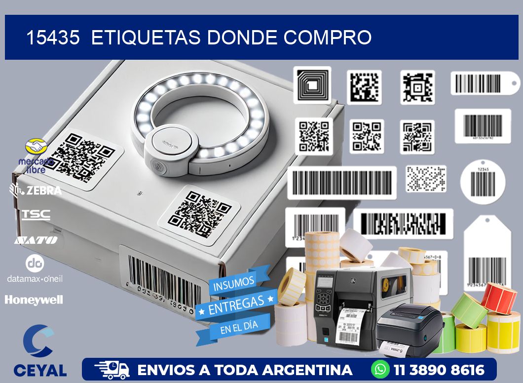 15435  ETIQUETAS DONDE COMPRO