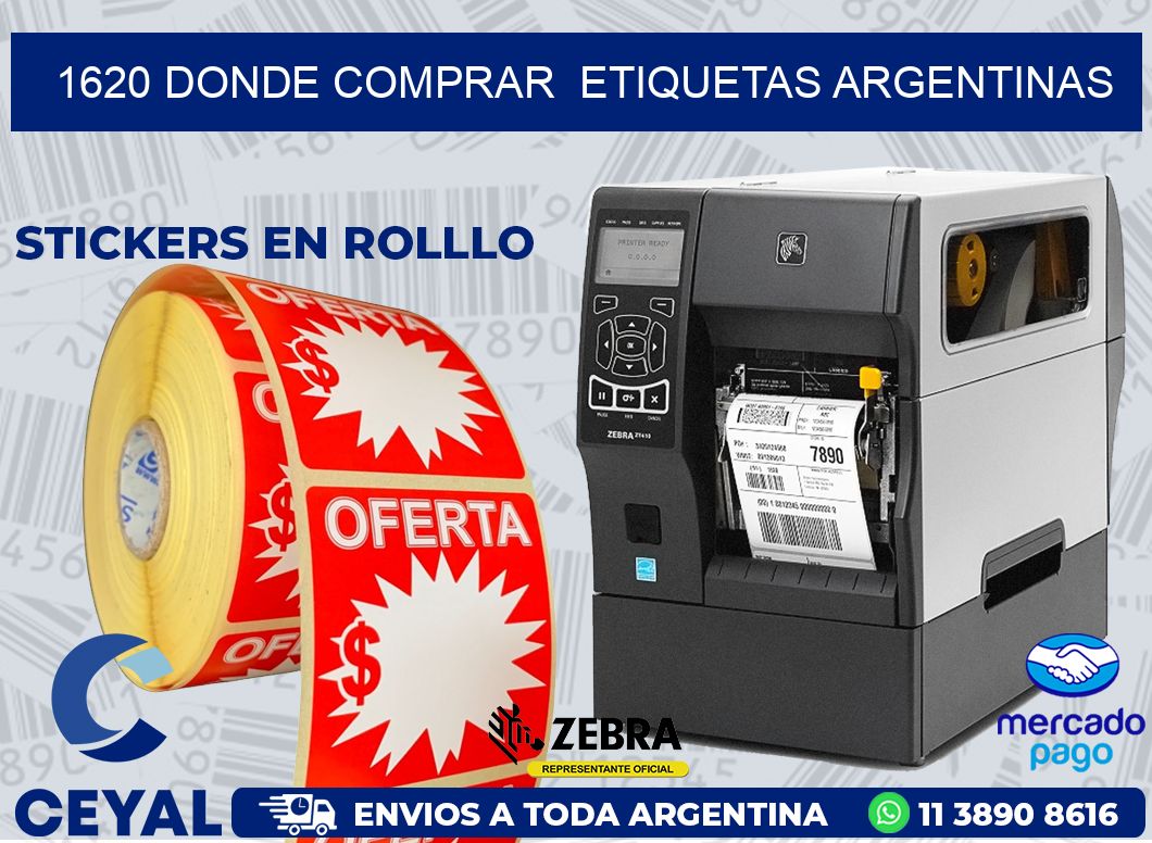 1620 DONDE COMPRAR  ETIQUETAS ARGENTINAS