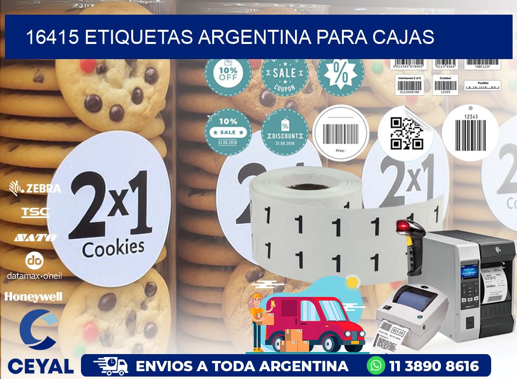 16415 ETIQUETAS ARGENTINA PARA CAJAS