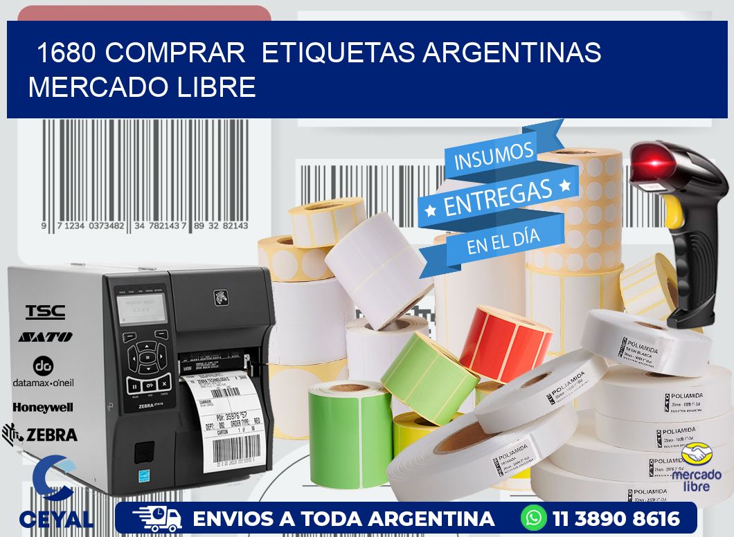 1680 COMPRAR  ETIQUETAS ARGENTINAS MERCADO LIBRE