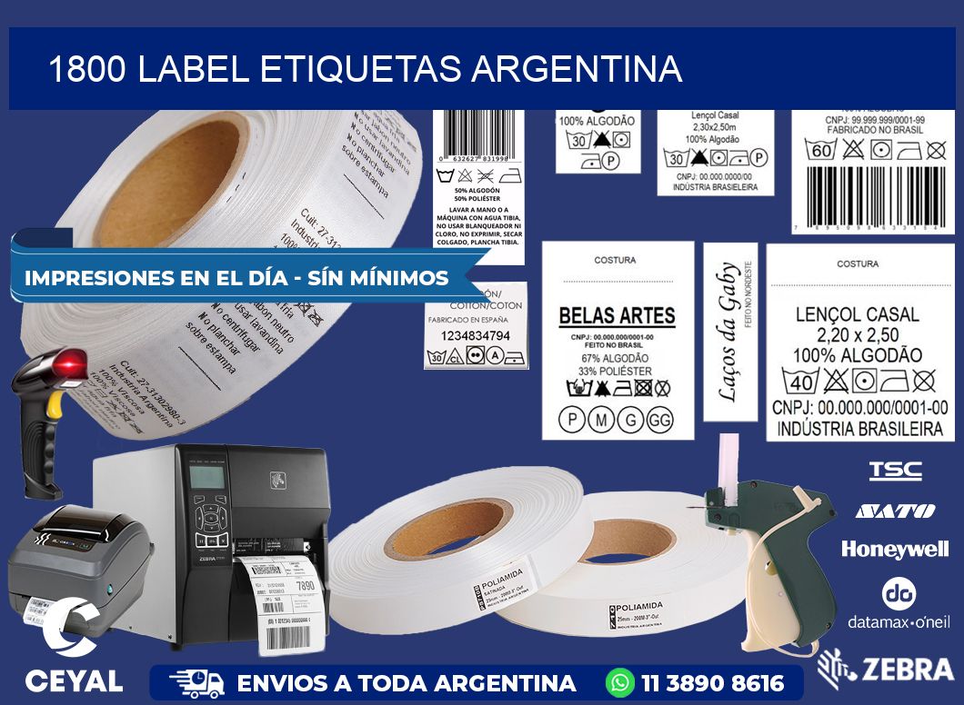 1800 LABEL ETIQUETAS ARGENTINA