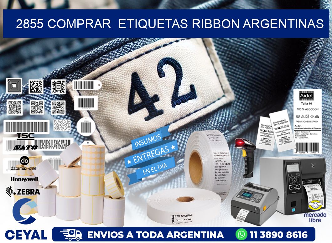 2855 COMPRAR  ETIQUETAS RIBBON ARGENTINAS