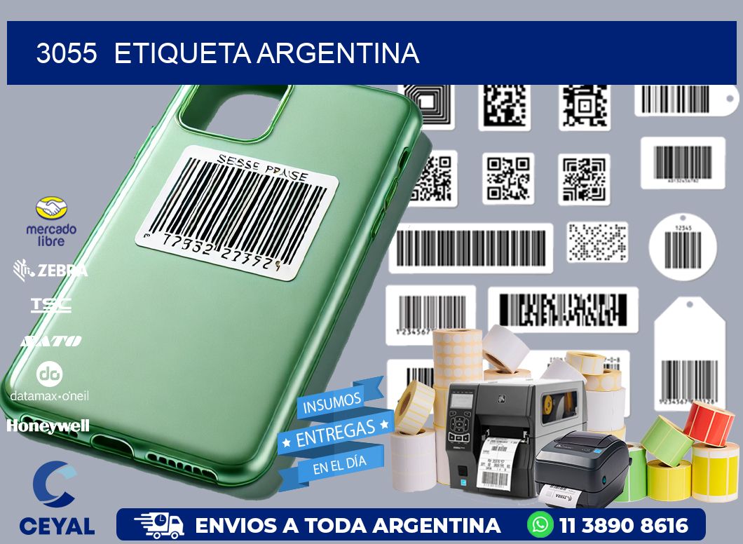 3055  ETIQUETA ARGENTINA