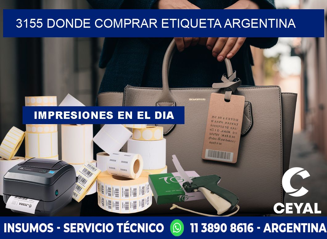 3155 DONDE COMPRAR ETIQUETA ARGENTINA