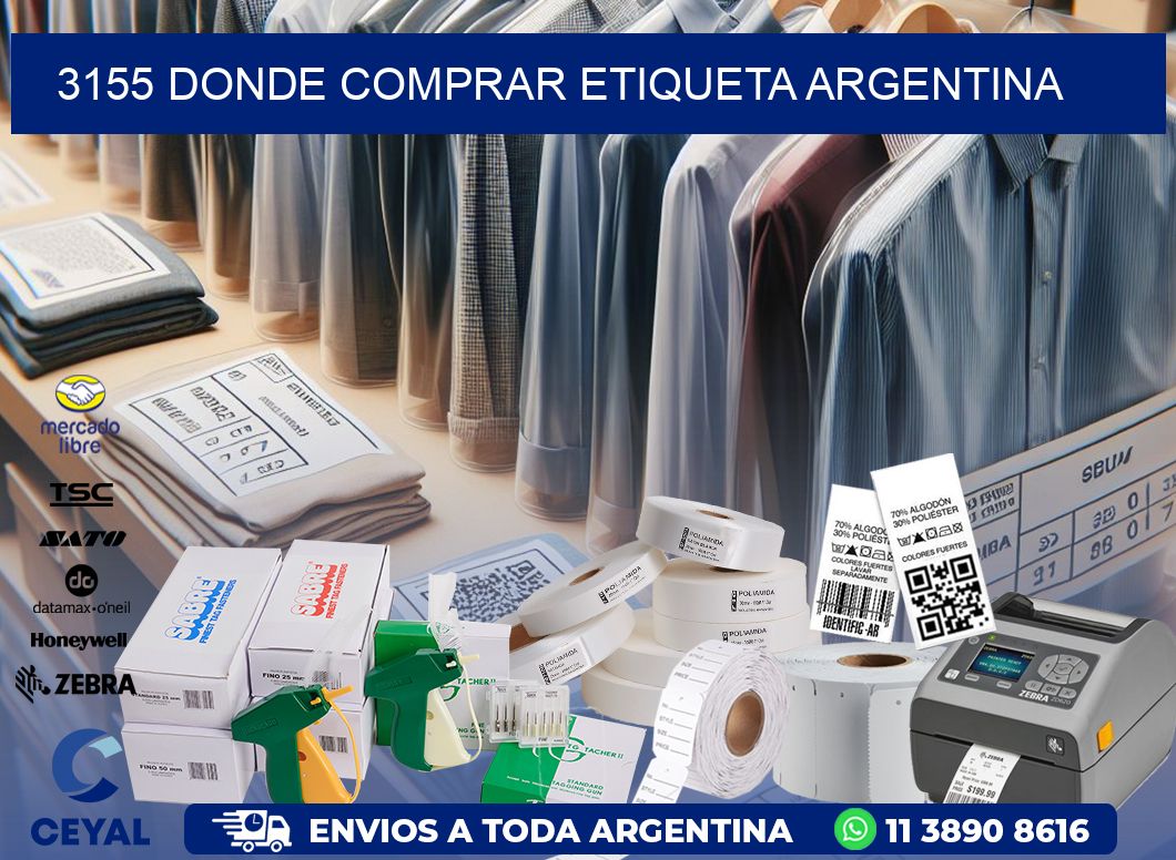 3155 DONDE COMPRAR ETIQUETA ARGENTINA