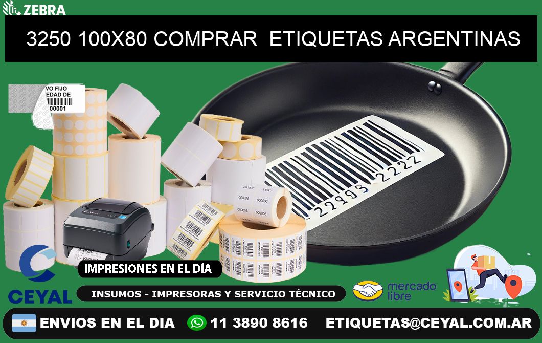 3250 100X80 COMPRAR  ETIQUETAS ARGENTINAS